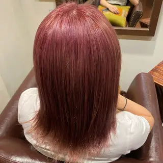 ミディアム 水谷 菜央のヘアスタイル
