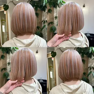 ミディアム カラー 艶カラー/韓国顔周り 🎀mamiのヘアスタイル