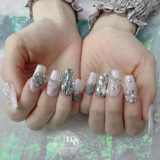 ネイル ラベンダー💖日暮里 ルル💖ネイルのネイルデザイン