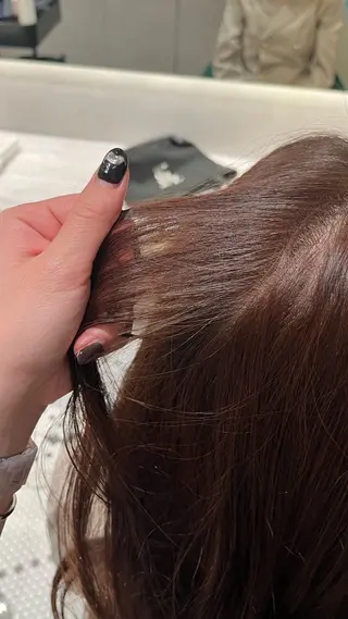 セミロング カラー 新宿/アシスタント AiNAのヘアスタイル