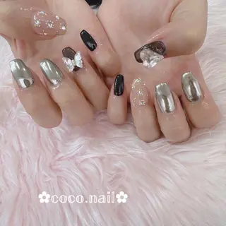 ネイル lili.nail y2k/ワンホンのネイルデザイン