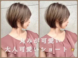 ショート カラー レイヤー❣️縮毛矯正 川村利幸のヘアスタイル