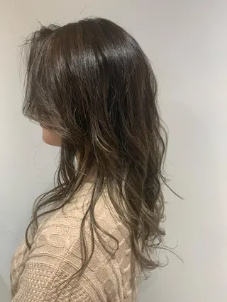 ロング カラー ヘアアレンジ メンズパーマの達人 🌟川内絵人のヘアスタイル