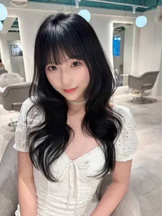 ロング レイヤーカット/ 韓国girly🤍楓のヘアスタイル