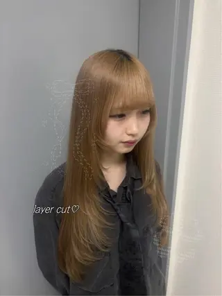 ロング 似合わせcolor 🎀ʀɪɴᴏ🎶🪽のヘアスタイル