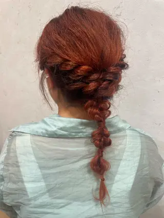 ロング カラー ヘアアレンジ 髪質改善/Bloss om🌷高橋沙衣のヘアスタイル