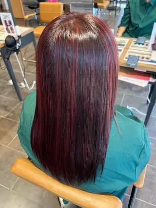 ロング カラー ツヤ髪の匠/髪質改善 山本晃太のヘアスタイル