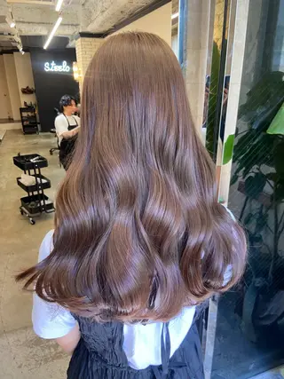 ロング カラー 地毛風艶カラー🌿 喜多夏海のヘアスタイル