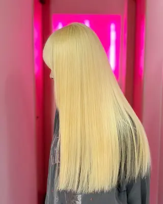 ロング カラー 田中麻鈴/ハイトーン /ミルクティーのヘアスタイル