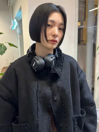 ショート ハイトーン×似合わせ 🌱中川慎之介のヘアスタイル