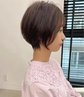 ショート カラー urara/ショート /透明感カラーのヘアスタイル