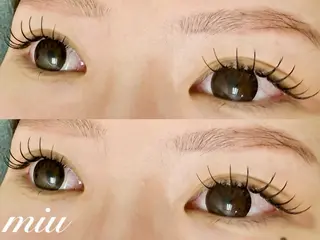 マツエク・マツパ miunail Minamiのマツエク・マツパデザイン