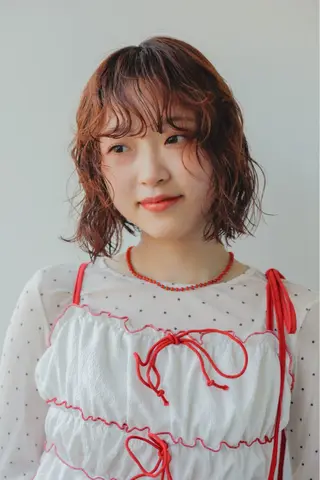 ショート カラー パーマ Terve. 梅沢 彩菜美のヘアスタイル