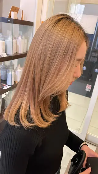 セミロング musu hair所属・田澤未紗 /竹尾インター2分のヘアスタイル