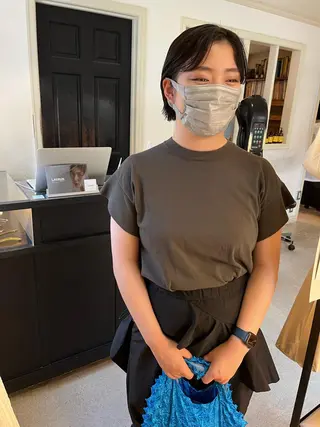 ショート NOUN所属・eri kinjoのヘアスタイル