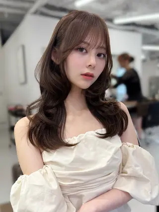 ロング カラー 韓国ヘア×髪質改善 /yoshikaのヘアスタイル