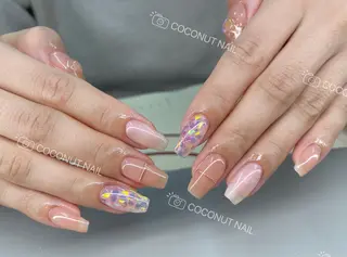 ネイル 神田 ココナッツのネイルデザイン