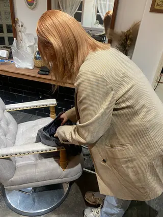 セミロング カラー Ruri hair magomusumeのヘアスタイル