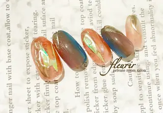 ネイル フルリール 【プライベートサロンのネイルデザイン