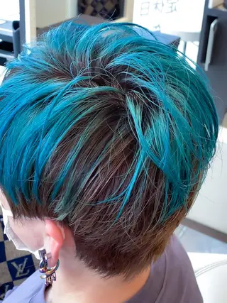 ショート カラー M.TANIGUCHI  Branche所属・大間 礼真のヘアスタイル