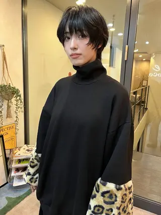 ショート レイヤー/暖色/ 髪質改善/永礼芳果のヘアスタイル