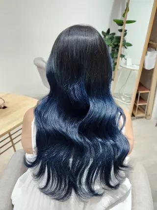 ロング カラー 【縮毛矯正/髪質改善 カラー】yumiのヘアスタイル