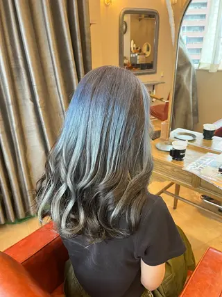 ロング カラー 髪質改善×ケアブリー チ特化【ケンタ】のヘアスタイル