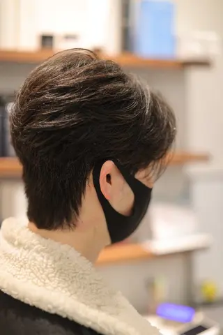 ミディアム メンズ パーマ 🎶メンズカット🧴 大森✂️⸒⸒のヘアスタイル