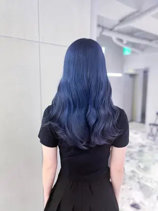 ロング カラー GEM lit所属・名駅/GEM lit risaのヘアスタイル