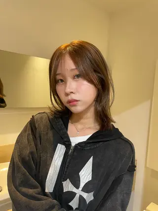 ミディアム ACQUA所属・カットモデル募集中！ ACQUA  eriのヘアスタイル