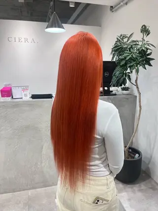 ロング カラー EMMA🤍 CIERA.心斎橋のヘアスタイル
