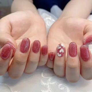 ミディアム 💜MIYA nail川崎店のネイルデザイン