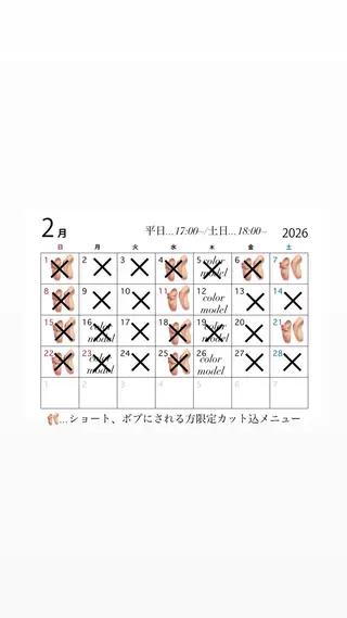 ショート カラー ヤマザキ アヤメ 【シベルバレー横浜】のヘアスタイル