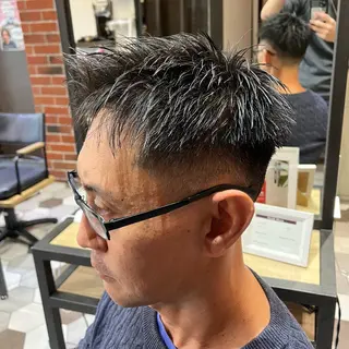 ショート パーマ メンズ 梅田/メンズ専門 ／加地光尊のヘアスタイル