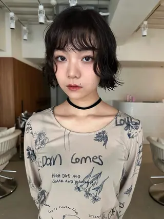 ショート パーマ FILMS所属・レイヤーボブ★ cocomoのヘアスタイル