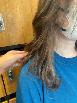 ロング カラー diar江ノ島所属・mai🤍透明感/ 縮毛矯正/藤沢江ノ島のヘアスタイル
