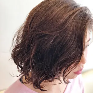 ミディアム カラー パーマ mai /Lita中央橋のヘアスタイル