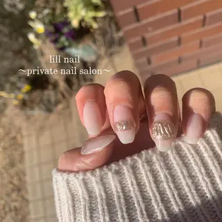 ミディアム pllia beautyのネイルデザイン