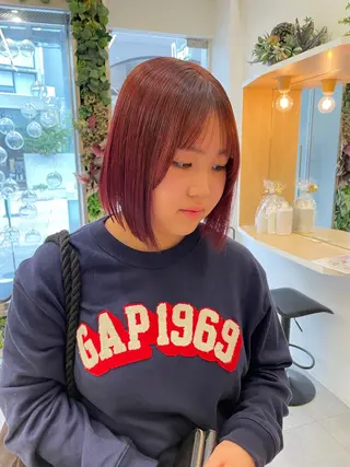 ショート カラー パーマ ヘアアレンジ 8HAIR / MAYUのヘアスタイル