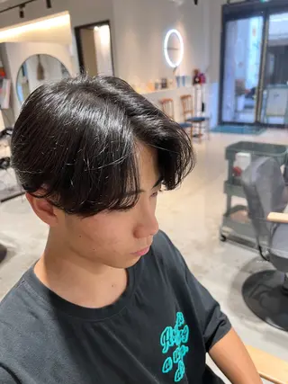 ミディアム パーマ メンズ メンズカットパーマ ✂️ JOYAのヘアスタイル