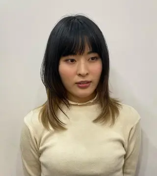 セミロング カラー ブリーチカラー急募✨ KENICHIのヘアスタイル