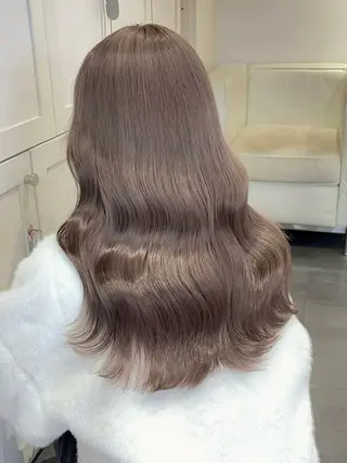 ロング ONYX所属・ブリーチ/ハイトーン ミルクティー/ハルトのヘアスタイル