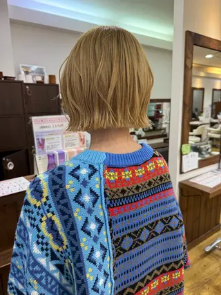 ミディアム カラー ヘアアレンジ 💖メンズモデル 募集/晴香💖のヘアスタイル