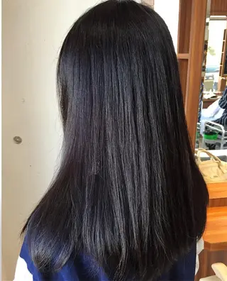 ロング カラー 脱白髪染め美容師 竹内涼乃のヘアスタイル