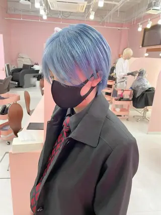 ショート カラー パーマ メンズ 🔥メンズパーマ特化 🔥店長中村雄樹のヘアスタイル