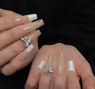 ネイル By moonネイル 🌷ワンホン/韓国風のネイルデザイン