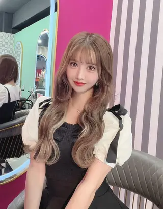 ロング Reflet 新宿/プルエクステのヘアスタイル