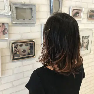 ミディアム ému エミュ　hair &spa所属・近藤 みゅうまのヘアスタイル