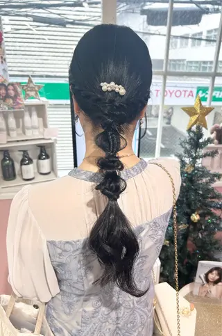 ロング 梅田/韓国ヘア /アレンジ/manaのヘアスタイル