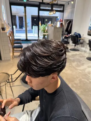 ショート パーマ メンズ メンズカットパーマ ✂️ JOYAのヘアスタイル